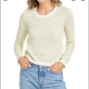 Veronica Beard Boise Striped Sweater L